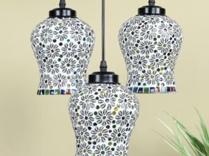 Multicolor Mosaic Glass Cluster Hanging Lamp (SH70)