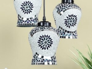Multicolor Mosaic Glass Cluster Hanging Lamp (SH71)