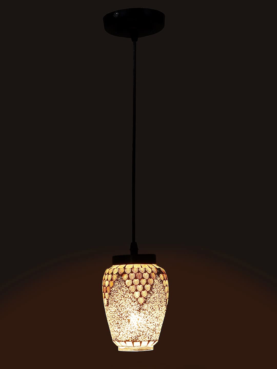 Multicolor Mosaic Glass Hanging Lamp (SH74)