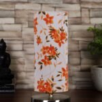 Multicolor Cotton Table lamp with Steel Base -14