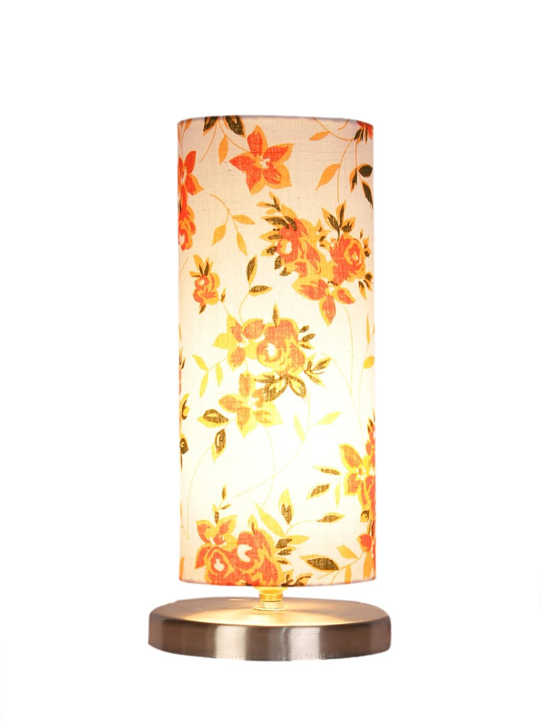 Multicolor Cotton Table lamp with Steel Base -14