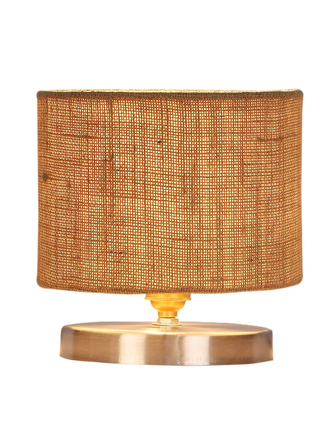 Beige Jute Table lamp with Steel Base -24