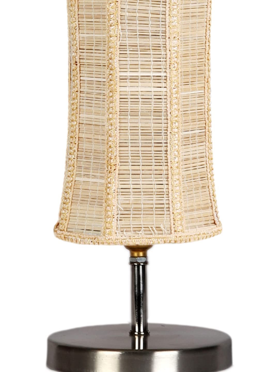 Damru Bamboo Table lamp with Steel Base -40
