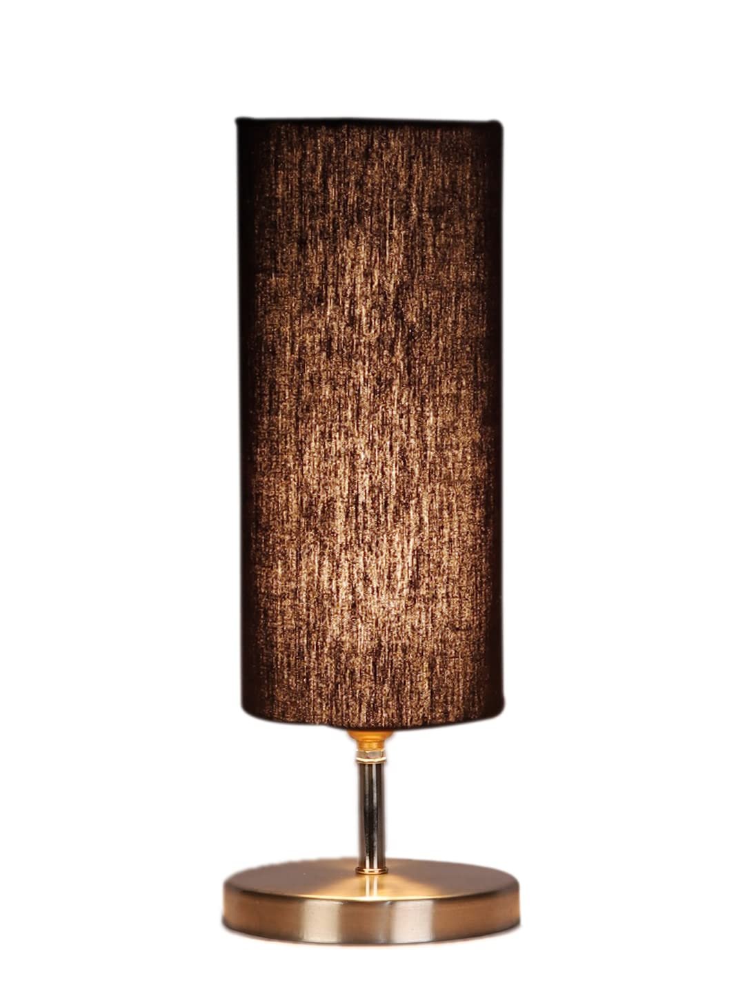 Black Cotton Table lamp with Steel Base -42