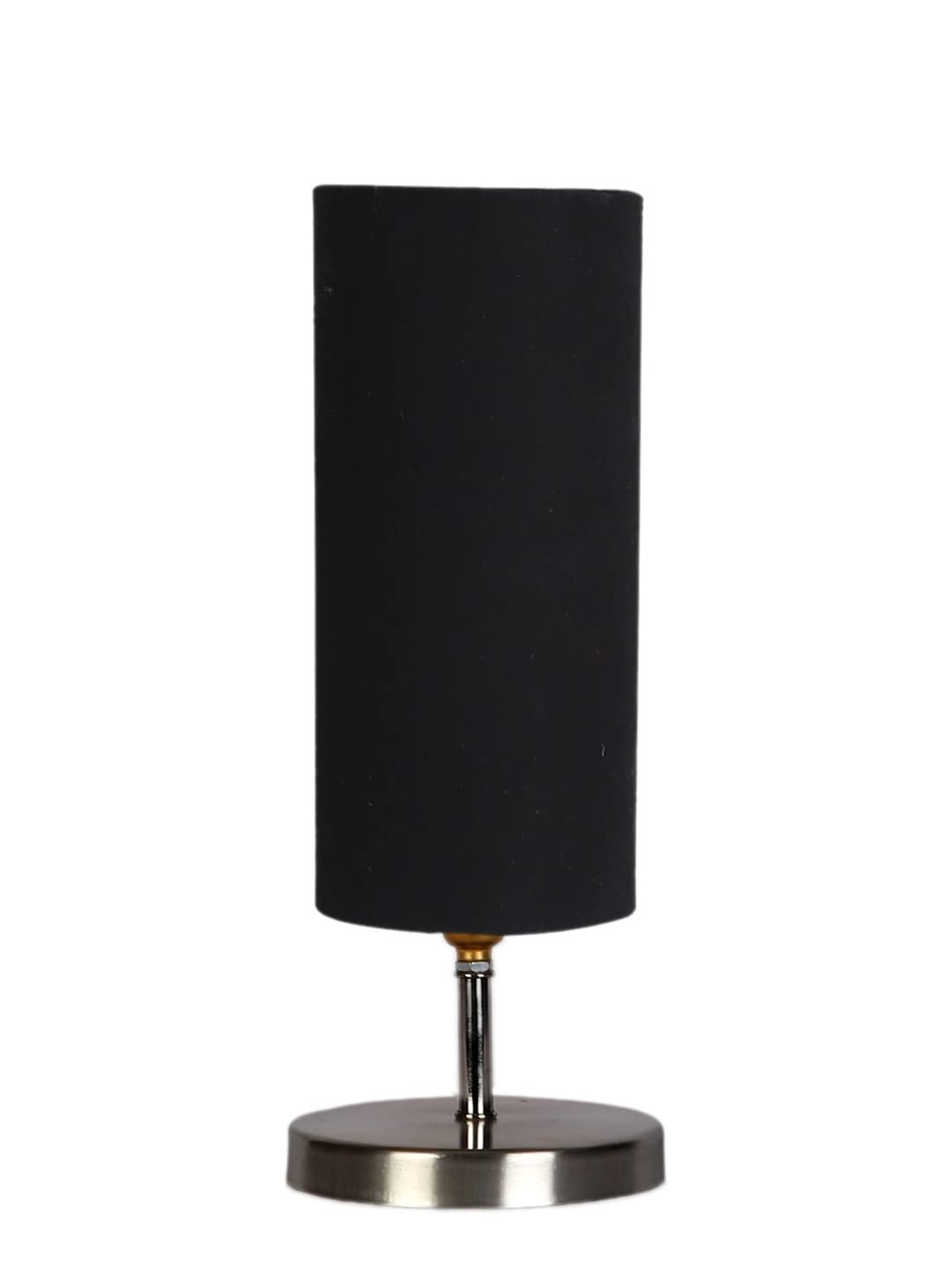 Black Cotton Table lamp with Steel Base -42