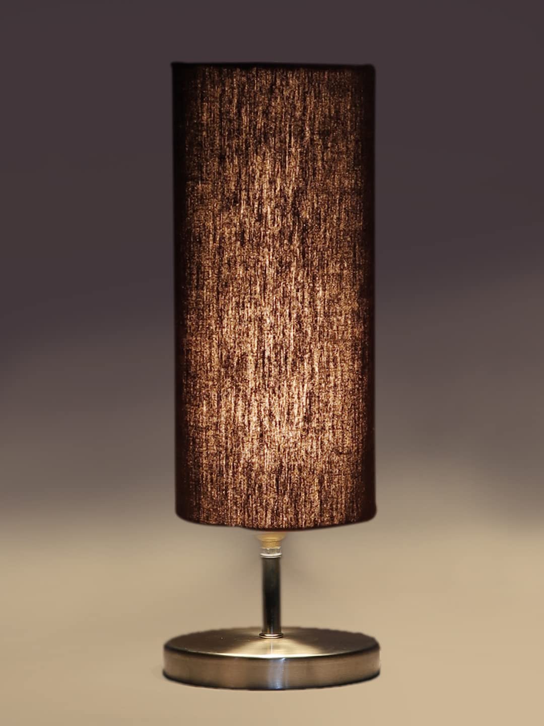 Black Cotton Table lamp with Steel Base -42