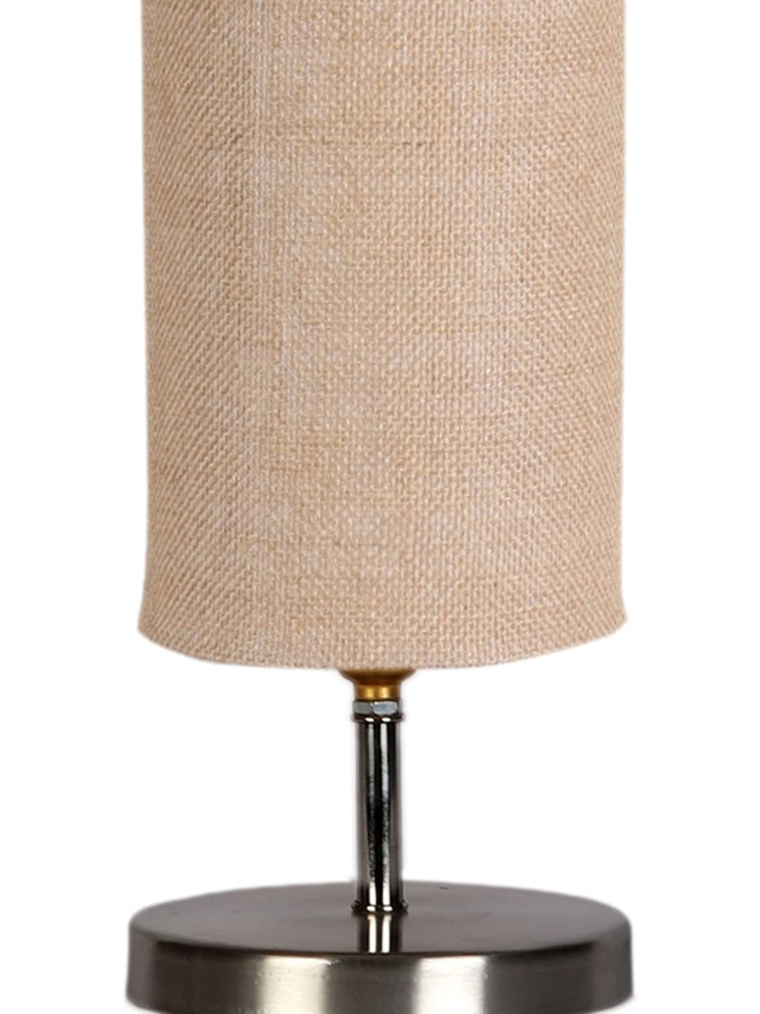 Beige Jute Table lamp with Steel Base -48