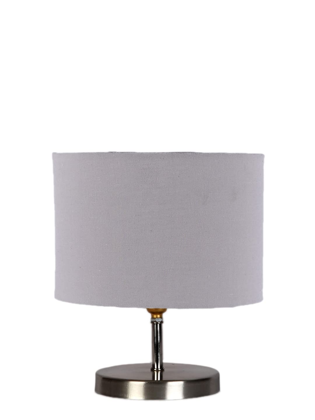 Grey Cotton Table lamp with Steel Base -62
