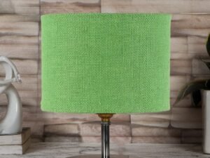 Green Jute Table Lamp with Steel Base -72