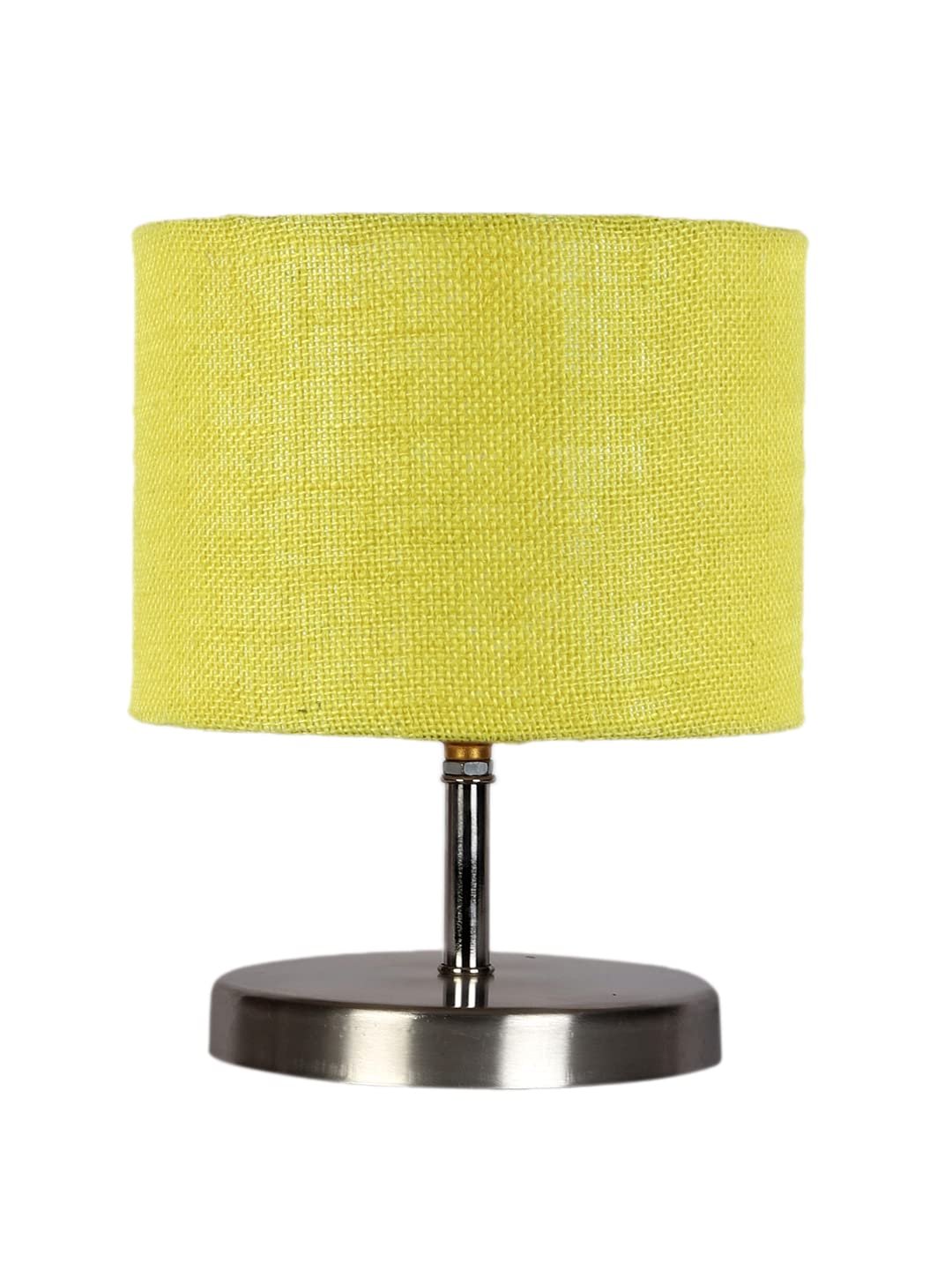 Yellow Jute Table Lamp with Steel Base -77