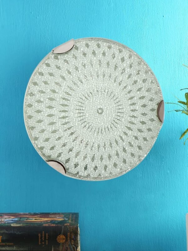 Glass Round Flush Mounted Wall Lamp (T06)