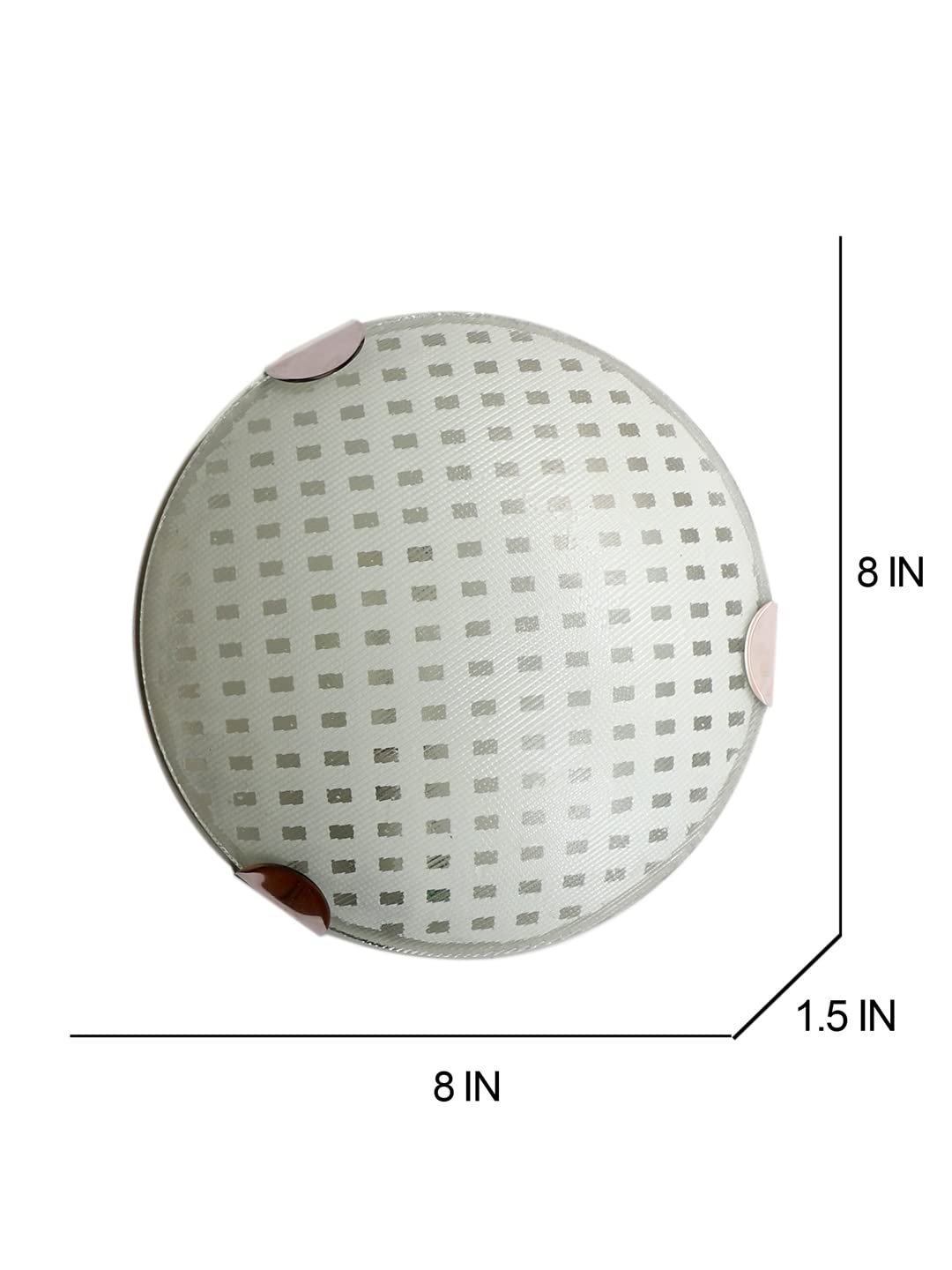 Glass Round Flush Mounted Wall Lamp (T07)