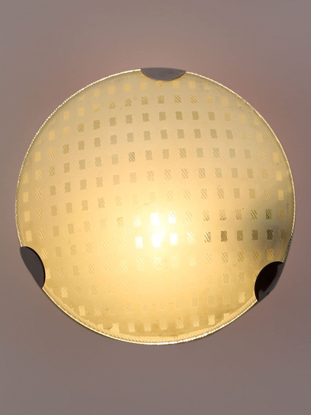 Glass Round Flush Mounted Wall Lamp (T07)