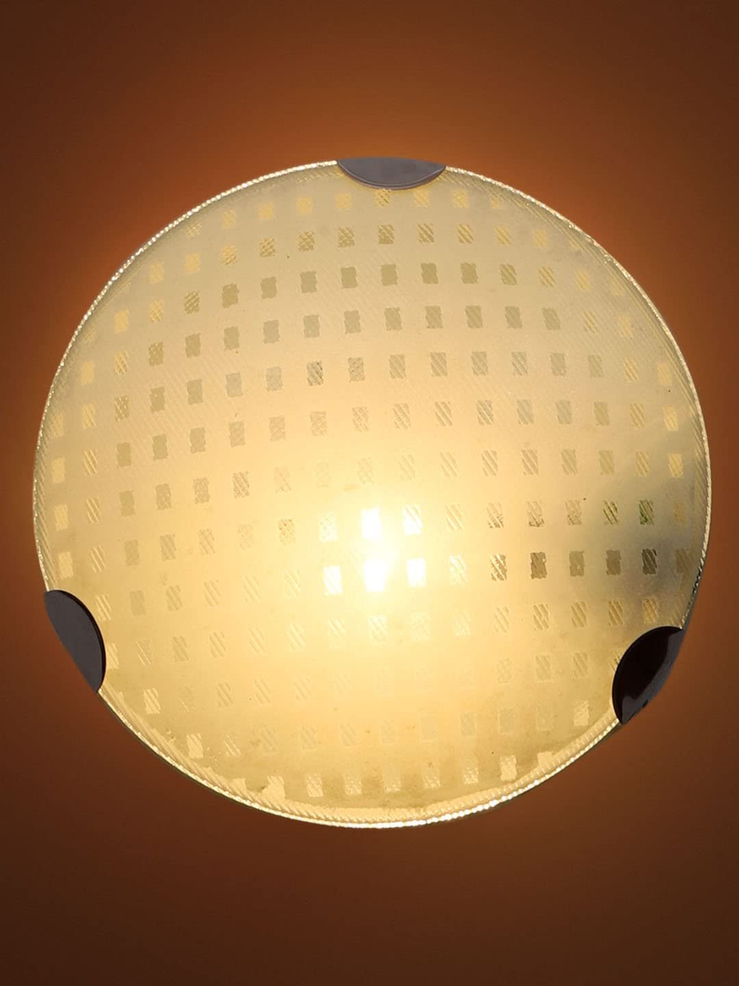 Glass Round Flush Mounted Wall Lamp (T07)