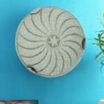 Glass Round Flush Mounted Wall Lamp (T08)