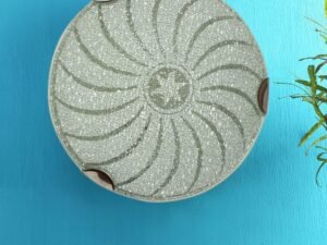 Glass Round Flush Mounted Wall Lamp (T08)