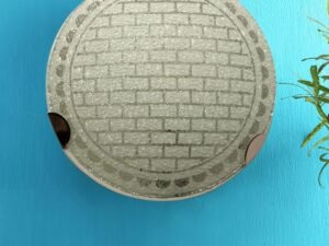 Glass Round Flush Mounted Wall Lamp (T09)