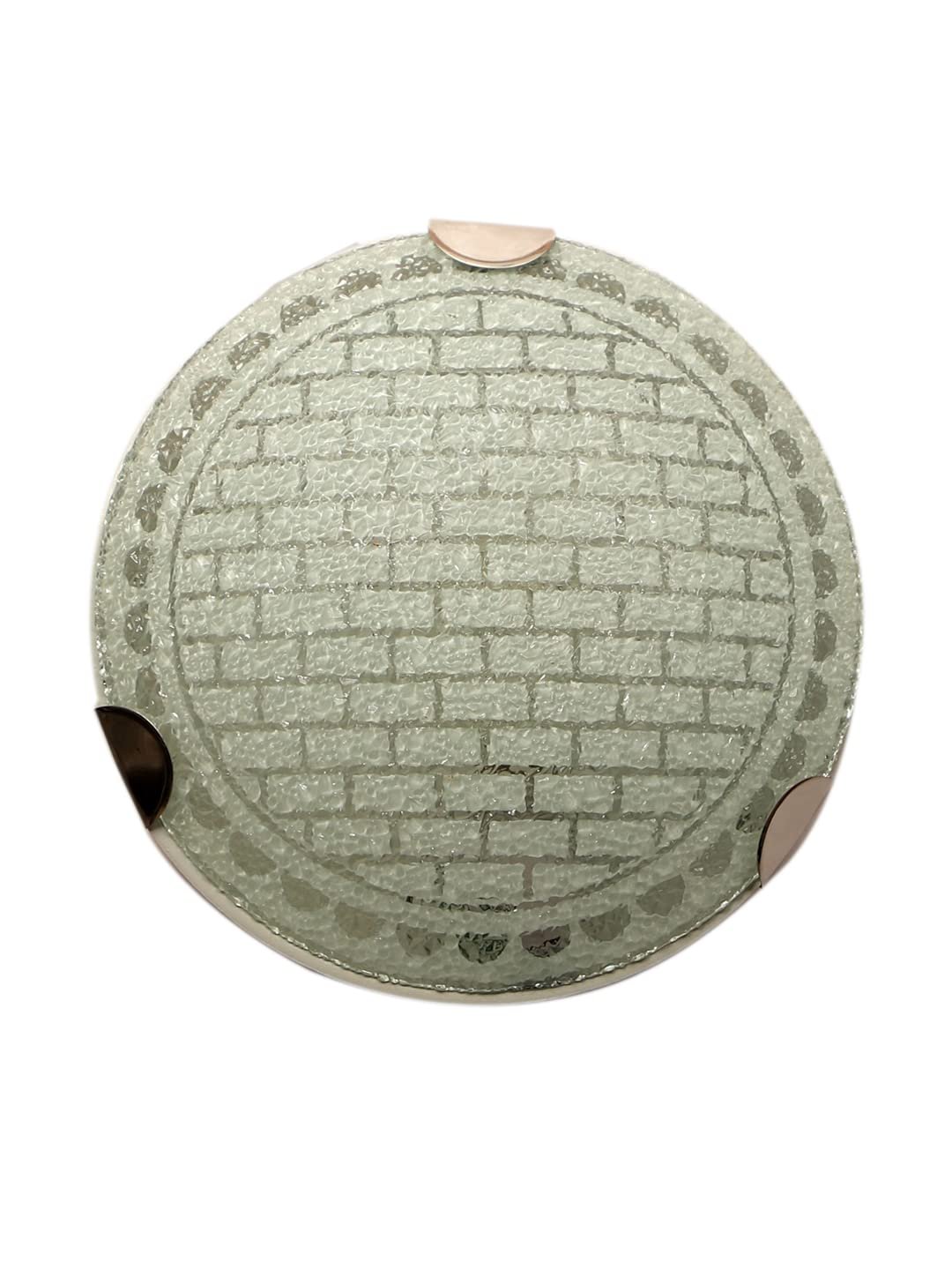 Glass Round Flush Mounted Wall Lamp (T09)