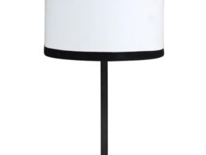 Black Night Table Lamp for Bedroom | Elegant Bedside Lamp with Warm LED Light & Stylish Design - Model VD30