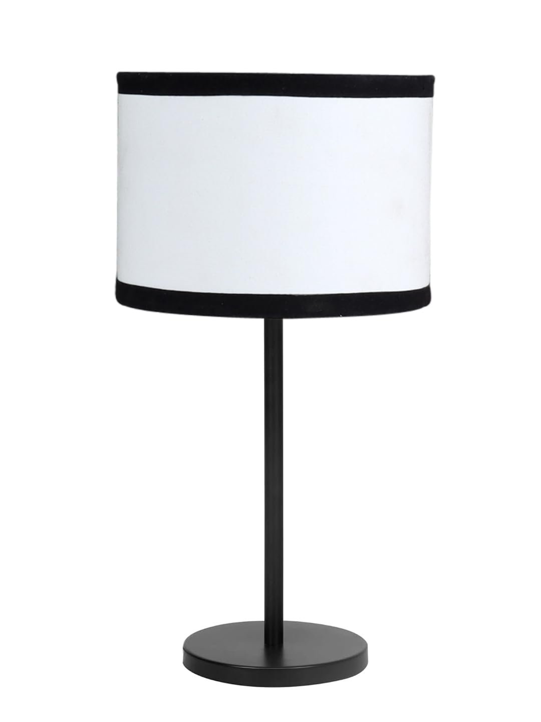 Black Night Table Lamp for Bedroom | Elegant Bedside Lamp with Warm LED Light & Stylish Design - Model VD30