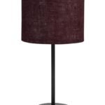 Black Night Table Lamp for Bedroom | Elegant Bedside Lamp with Warm LED Light & Stylish Design – Model VD40