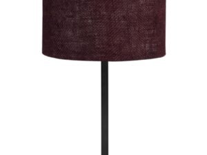 Black Night Table Lamp for Bedroom | Elegant Bedside Lamp with Warm LED Light & Stylish Design - Model VD40