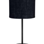 Black Night Table Lamp for Bedroom | Elegant Bedside Lamp with Warm LED Light & Stylish Design – Model VD41