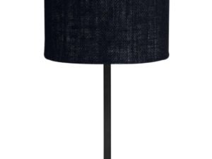 Black Night Table Lamp for Bedroom | Elegant Bedside Lamp with Warm LED Light & Stylish Design - Model VD41