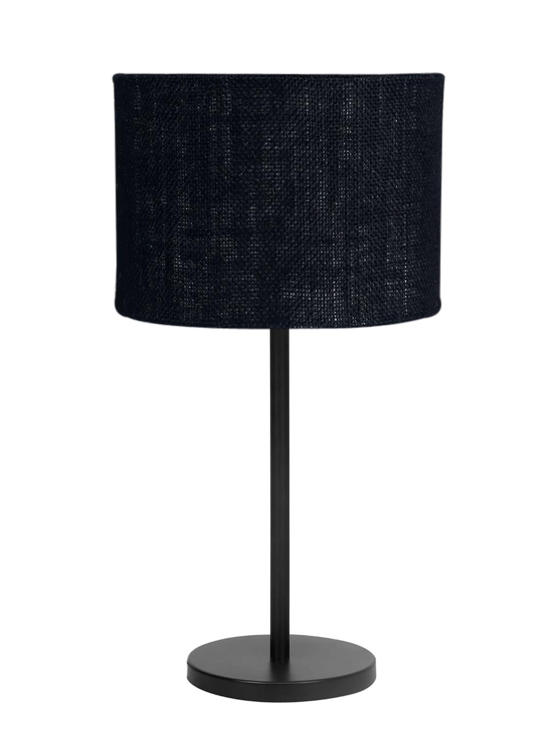 Black Night Table Lamp for Bedroom | Elegant Bedside Lamp with Warm LED Light & Stylish Design - Model VD41