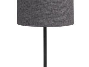 Black Night Table Lamp for Bedroom | Elegant Bedside Lamp with Warm LED Light & Stylish Design - Model VD43