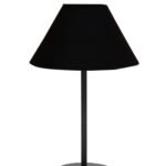 Black Night Table Lamp for Bedroom | Elegant Bedside Lamp with Warm LED Light & Stylish Design – Model VD24
