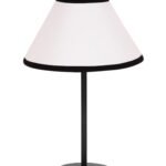 Black Night Table Lamp for Bedroom | Elegant Bedside Lamp with Warm LED Light & Stylish Design – Model VD29