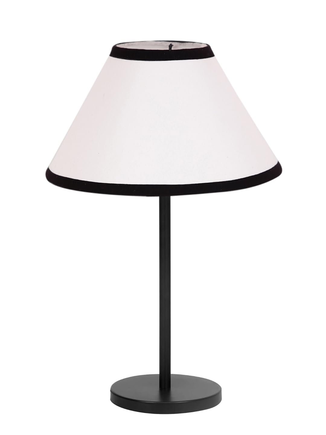 Black Night Table Lamp for Bedroom | Elegant Bedside Lamp with Warm LED Light & Stylish Design - Model VD29