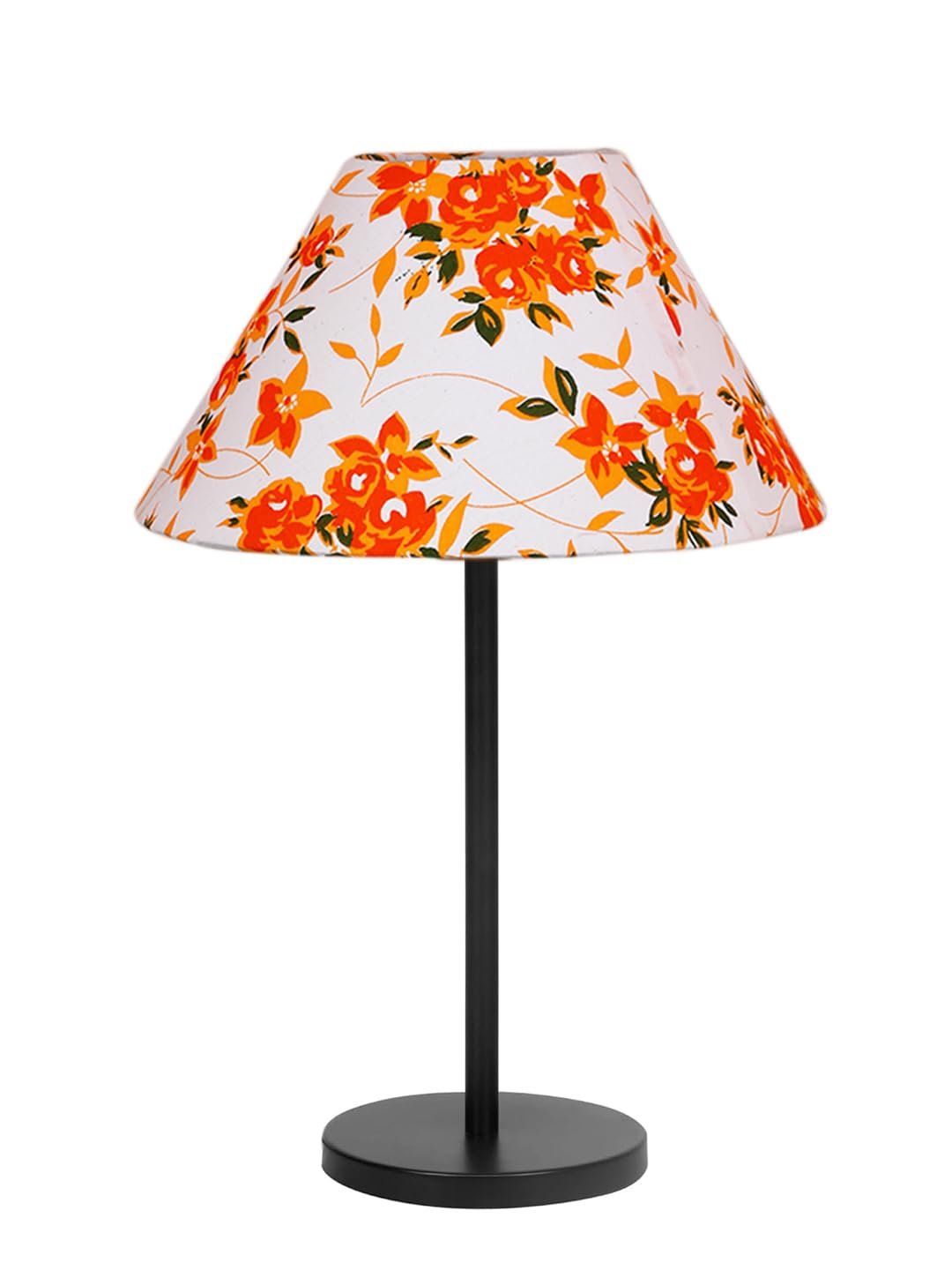 Black Night Table Lamp for Bedroom | Elegant Bedside Lamp with Warm LED Light & Stylish Design - Model VD35