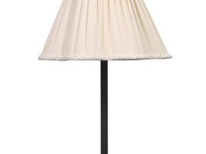 Black Night Table Lamp for Bedroom | Elegant Bedside Lamp with Warm LED Light & Stylish Design - Model VD38