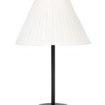 Black Night Table Lamp for Bedroom | Elegant Bedside Lamp with Warm LED Light & Stylish Design – Model VD41