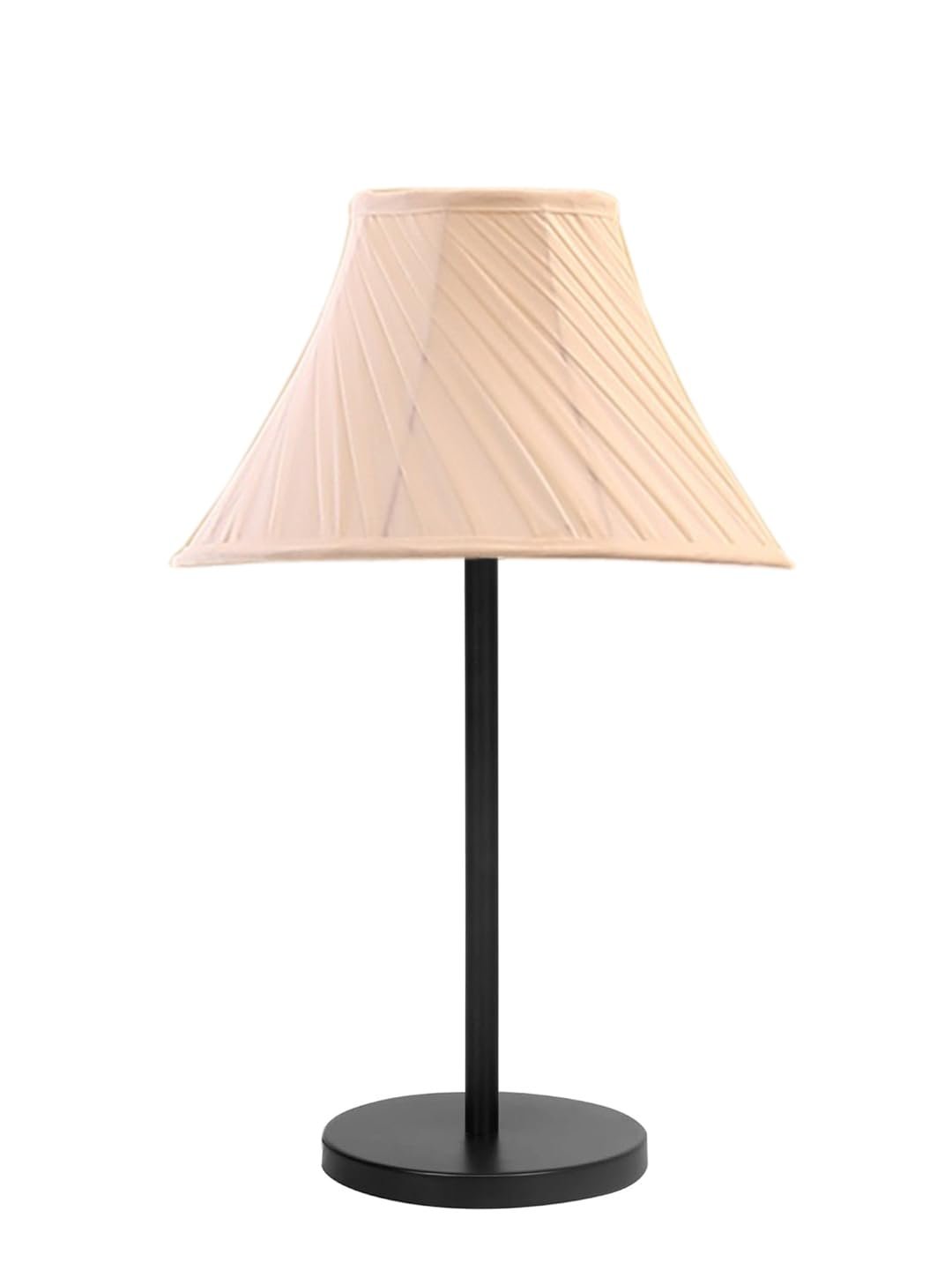 Black Night Table Lamp for Bedroom | Elegant Bedside Lamp with Warm LED Light & Stylish Design - Model VD42