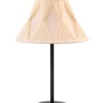 Black Night Table Lamp for Bedroom | Elegant Bedside Lamp with Warm LED Light & Stylish Design – Model VD43