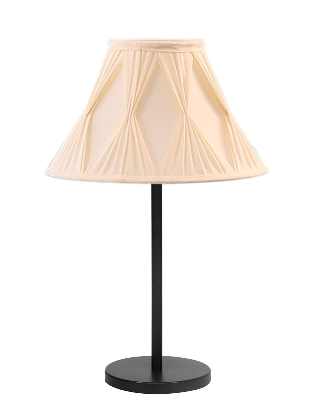 Black Night Table Lamp for Bedroom | Elegant Bedside Lamp with Warm LED Light & Stylish Design - Model VD43