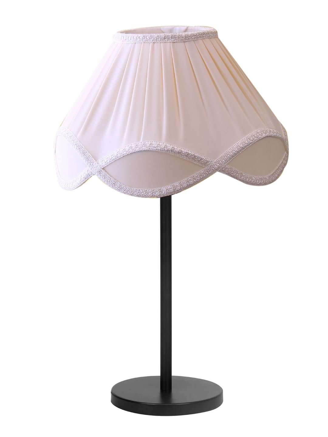 Black Night Table Lamp for Bedroom | Elegant Bedside Lamp with Warm LED Light & Stylish Design - Model VD44