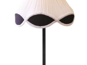 Black Night Table Lamp for Bedroom | Elegant Bedside Lamp with Warm LED Light & Stylish Design - Model VD46