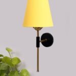 Multicolor Wall Lamp | Elegant Jute Material | Stylish Ambient Light for Home, Office, Living Room, Bedroom, Hallway | Modern Decorative Wall Sconce – Model VX121