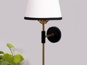 Multicolor Wall Lamp | Elegant Jute Material | Stylish Ambient Light for Home, Office, Living Room, Bedroom, Hallway | Modern Decorative Wall Sconce - Model VX123
