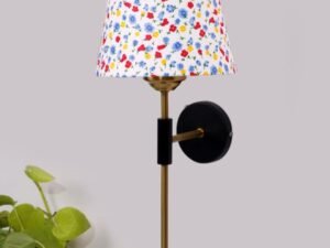 Multicolor Wall Lamp | Elegant Cotton Design | Stylish Ambient Light for Home, Office, Living Room, Bedroom, Hallway | Modern Decorative Wall Sconce - Model VX131