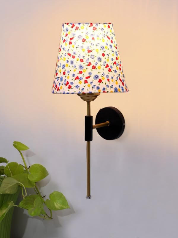 Multicolor Wall Lamp | Elegant Cotton Design | Stylish Ambient Light for Home, Office, Living Room, Bedroom, Hallway | Modern Decorative Wall Sconce - Model VX131