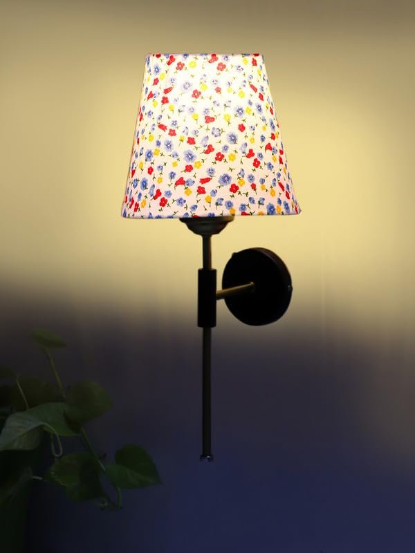 Multicolor Wall Lamp | Elegant Cotton Design | Stylish Ambient Light for Home, Office, Living Room, Bedroom, Hallway | Modern Decorative Wall Sconce - Model VX131