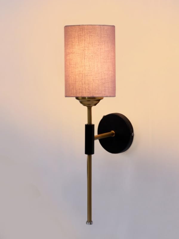 Multicolor Wall Lamp | Elegant Jute Material | Stylish Ambient Light for Home, Office, Living Room, Bedroom, Hallway | Modern Decorative Wall Sconce - Model VX137