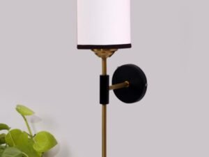 Multicolor Wall Lamp | Elegant Jute Material | Stylish Ambient Light for Home, Office, Living Room, Bedroom, Hallway | Modern Decorative Wall Sconce - Model VX138