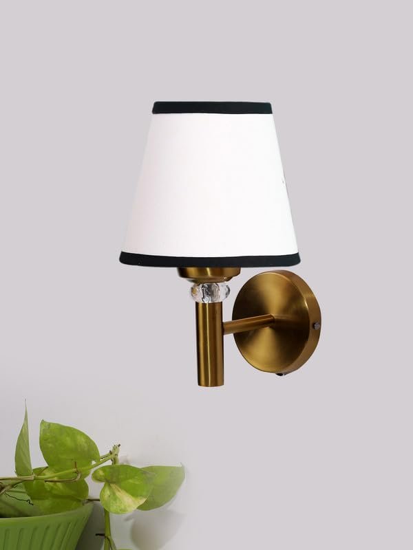Multicolor Wall Lamp | Elegant Jute Material | Stylish Ambient Light for Home, Office, Living Room, Bedroom, Hallway | Modern Decorative Wall Sconce - Model VX25