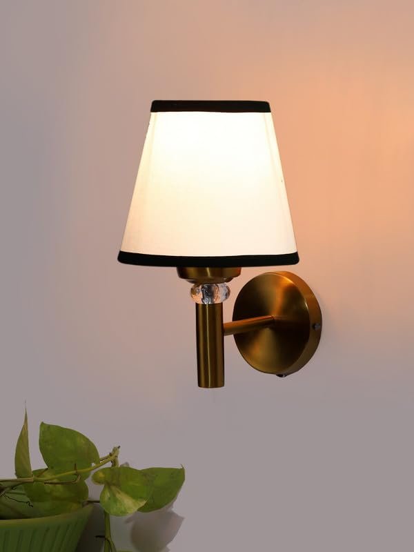 Multicolor Wall Lamp | Elegant Jute Material | Stylish Ambient Light for Home, Office, Living Room, Bedroom, Hallway | Modern Decorative Wall Sconce - Model VX25